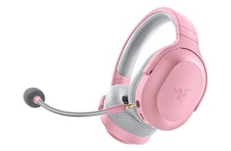 Razer Barracuda X (2022) – Wireless Headphones On Ear Multi-Platform Gaming and Mobile Headset – Quartz Pink – FRML Packaging RZ04-04430300-R3M1