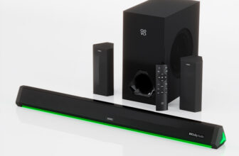 GOVO GOSURROUND 970 Dolby Digital| 525 W Bluetooth Soundbar(Platinum Black, 5.1 Channel)