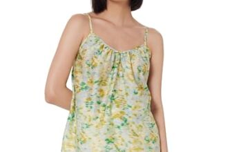 Marks & Spencer Lyocell Rich Printed Cami Top Multicolour