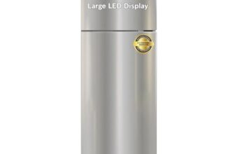 Bosch 269L, 2 Star, Free-Standing Frost Free Double Door Refrigerator | XL Fridge Space | Easy Touch UI Panel | Super fast Cooling and Freezing | 18 Hrs Cooling Retention (CTN29S02NI, Shiny Silver)