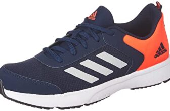 Adidas Mens Runavtaar M Conavy/Stone/Solred Running Shoe – 8 UK (EY2977)