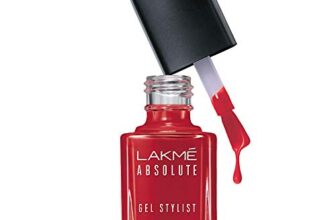 Lakmé Absolute Gel Stylist Nail Color, Scarlet Red, 12 ml