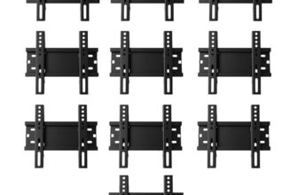 RISSACHI® Heavy Duty TV Stand Wall Mount | Universal LED Stand for 14 to 42 Inch LCD, Smart TVs | Space-Saving & Adjustable TV Wall Mount (Pack of 10)