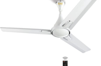 KUHL | Prima A1, BLDC, 29W, Low Noise, Energy-Saving, 5-Year Warranty with 2 Year Warranty 1200 mm Ceiling Fan(5 Star | White | Pack of 1)