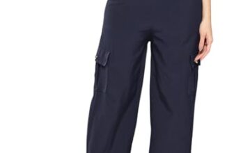 Aarika Womens Casual Wear Navy Blue Colour Solid Crepe Cargo Pant-(28-34)-(PANT-W-AD-IL-01-NAVY-BLUE-30)