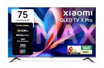 Xiaomi 189 cm (75 Inches) X Pro Series QLED 4K UHD Smart Google TV L75MB-APIN