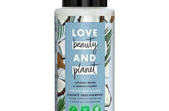 Love Beauty & Planet Coconut Water and Mimosa Flower Sulfate Free Volume and Bounty Shampoo|| No Parabens|| No Dyes|| 100% Organic Coconut Oil|| 400ml