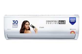 Cruise 1.5 Ton 5 Star Inverter Split AC with PM2.5 Air Purification (100% Copper, Convertible 4-in-1, Fast Cooling & Energy Saving, PM 2.5 Filter, Anti-Rust Tech, Model, CWCVBK-VQ3D185, White)