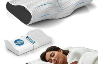 Lifelong Cervical Pillow for Neck Pain | Orthopedic Memory Foam Neck Pillow for Sleeping |Cervical Support for Spondylitis, Back & Shoulder Pain Relief |19x12x3.5 Inch| Comfortable Bed Pillow (LLCP05)