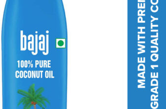 BAJAJ 100% Pure Coconut Oil 600ml Made with Premium Grade 1 Quality Coconuts Hair Oil(600 ml)