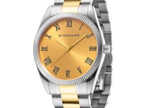 Giordano Classic Formal Analog Watch for Men with Stainless Steel Strap and Roman Numeric Indices -GZ-50112