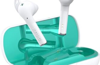 Defunc True Sport Wireless Bluetooth TWS Earbuds – ENC Noise Cancelling, IPX5 Rating, Built in Dual Microphone, Fast Charging case,30 Hours Total Playtime – (White)