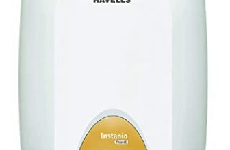 Havells Instanio Prime 15 Litre Storage Water Heater (Geyser)| Temp. Sensing Color Changing LED Indicator | Glass Coated Anti Rust Tank| Warranty: 5 Year on Tank | High Rise Compatible (White Mustard)