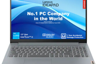 Lenovo Intel Core i3 13th Gen – (8 GB/512 GB SSD/Windows 11 Home/4 GB Graphics) 15IRU7 Laptop(15.6 inch, Cloud Grey, With MS Office)