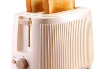 Wonderchef Regalia 2-Slice Pop-up Toaster with Lid Cover, 7 Browning Options for Golden Crispy Bread Toasts, Mid-Cycle Cancel Function, Slide-out Crumb Tray, 2-Yr Warranty, Ivory, Electric Toaster