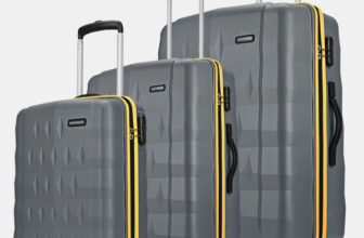 ARISTOCRAT Comet Set of 3 Trolley 56, 66, & 76cm, Small+Medium+Large Hard Luggage, 8-Wheel Cabin & Check-in Set 8 Wheels – 30 inch