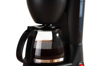 Wonderchef Swift Brew Coffee Machine for Home | 650W | Brew 6 Cups at a Time | Anti-Drip System | Keep Warm Plate | Borosilicate Glass Carafe | Compact Design | 2-Year Warranty