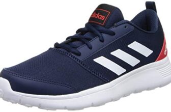 adidas Mens Adivat M Conavy/FTWWHT/VIVRED Sneaker – 7 UK (EX2050)