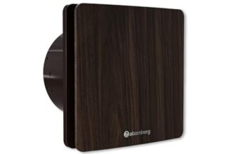 atomberg Studio Exhaust 6 Inches | Suitable for Bathroom, Kitchen | BLDC Motor | Easy to Clean | 2 Year Warranty (Dark Wood)