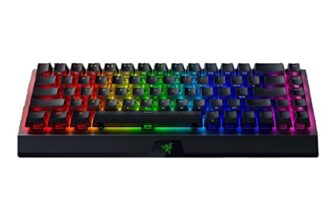 Razer BlackWidow V3 Mini HyperSpeed – Phantom Edition – Yellow Switch – US Wireless 65% Mechanical Gaming Keyboard Chroma RGB – RZ03-03891900-R3M1 (Black) [Video Game]