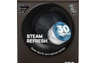 IFB 9 Kg 5 Star, DeepClean® Technology, AI Powered, WiFi, Fully Automatic Front Load Washing Machine (EXECUTIVE MXN 9014K CMS, PowerSteam®, 9 Swirl, Steam Refresh, Inbuilt Heater, Eco Inverter, Mocha)