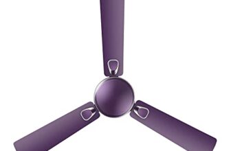 RR Signature 1200MM Triana BLDC 5 Star 32 Watt Ceiling Fan with 60% Energy Savings, High Speed, 2 Years Manufacturer Warranty For Home & Office (Lavender)