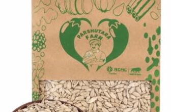 Parshutara Farm Sunflower Seeds 50g | 100% Natural & Raw Surajmukhi Beej | High Protein & Fiber | Healthy Snack for Eating & Roasting