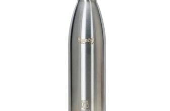 Sumeet Thermo1000 Stainless Steel 24 Hours Hot & Cold ISI Certified Double Walled Leak Proof Vacuum Flask/Water Bottle 1000ml (1 Liter) for Office/School/College/Gym/Picnic/Home/Trekking, Silver