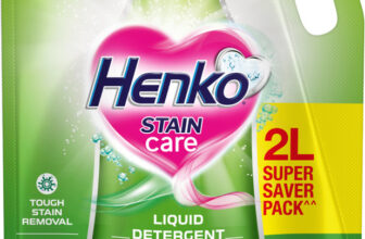 Henko Stain Care Detergent Liquid Front Load Fresh Liquid Detergent(2 L)