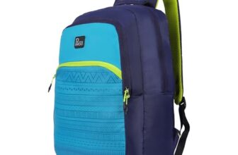R59 Tribex By Harissons Vibrant 24L Lightweight & Durable Casual Backpack for Men & Women | Spacious Main Compartment with Quick Front Pocket Access | Ideal for Travel, School & College (Blue)
