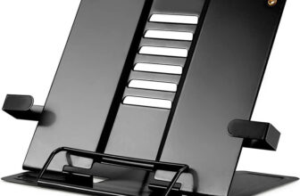 STANCRAY 1 Compartments Metal Book Stand(Black)