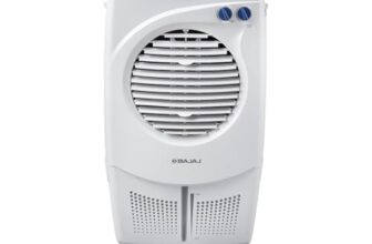 Bajaj PX25 Torque Air Cooler For Room 24L|Mini Air Cooler For Home|Anti-Bacterial Honeycomb Cooling Pads|16Ft Air Throw|High Speed Fan|Inverter Compatible|3 Yrs Comprehensive Product Warranty|White