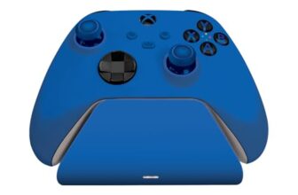Razer Universal Quick Charging Stand for Xbox – Shock Blue – Charging Stand for Xbox, Xbox Series X|S and Xbox One Elite Controller – RC21-01750200-R3M1
