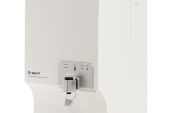 SHARP RO + UV Water Purifier I 7-Stage Purification I CeroSilver Technology I In-Tank UV LED I Suitable for all water sources I WJ-RR065V-WS, White Silver