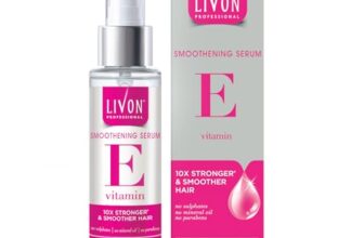 Livon Professional Smoothening Serum for Women & Men | With Vitamin E, Avocado & Almond Oil | For Smoother, Stronger & Frizz-Free Hair | No Paraben, Sulphate or Mineral Oil | All Hair Types | 100ml