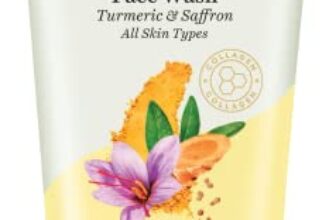 Biotique Ubtan & Collagen Face Wash for Tan Removal & Enhancing Skin Complexion – Gentle Exfoliation, Dead Skin Cell Removal| For Men & Women – 150ml