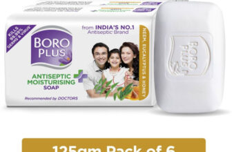 BOROPLUS Antiseptic + Moisturising Soap – Neem, Eucalyptus & Honey(6 x 125 g)