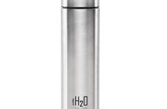 CELLO H2O Stainless Steel Water Bottle For Office & Daily Use 1000 ml, Silver | Single Wall Freezer & Fridge Safe, Lightweight & Stylish Leakproof Rustproof Steel Water Bottle For School, Gym & Travel