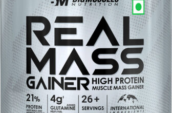 BIGMUSCLES NUTRITION Real Mass Gainer | Added Glutamine, BCAA | High Protein Weight Gainers/Mass Gainers(2 kg, Chocolate)