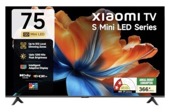 Xiaomi 189 cm (75 inches) 4K UHD Smart Quantum MagiQ S Mini LED Google TV L75MC-IN