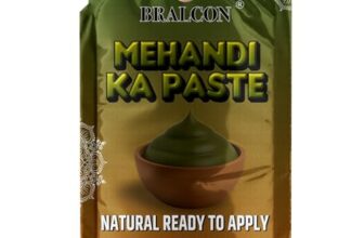 BRALCON Mehandi Ka Paste, Natural Ready to Apply Henna, 200g, Chemical-Free, Body Paint