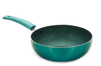 Nirlon Induction Base Non Stick Aluminium Deep Kadhai