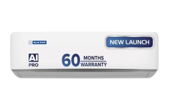 Blue Star 1 Ton 3 Star,New Star rated,Inverter Split AC (Copper, Convertible 5 in 1 Cooling, DigiQ Hepta Sensor,Blue Fins, Self Diagnosis, IA312ZXU, White)