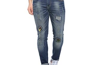 Campus Sutra Men’s Regular Jeans (CT21JN_SHDAP_M_PLN_DBU_32_Dark Blue