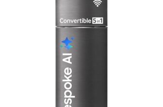 Samsung 350 L, 3 Star, Convertible 5-in-1, Digital Inverter, Frost Free Double Door, WiFi Bespoke AI Refrigerator (RT38HG5A23BXHL, Luxe Black, 2026 Model)