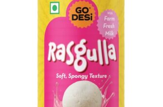 GO DESi – Rasgulla | Made with Farm Fresh Milk| Indian Mithai | Classic sweets | Sweets Gift Pack | 500 grams