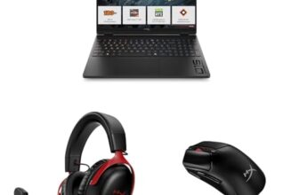 HP HyperX OMEN 15, AMD Ryzen 7 260, 8GB-RTX 5050, 24GB DDR5, 1TB SSD, gb0038AX, HyperX Cloud III Wired Headset, HyperX Pulsefire Haste 2