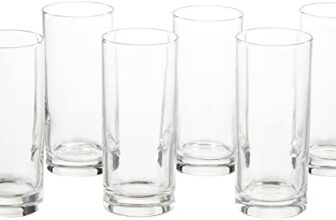 Amazon Brand – Solimo Glass Set (275ml, Transparent) – Set of 6