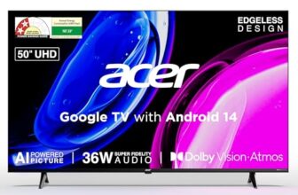 acer 127 cm (50 inches) Ultra I Series 4K Ultra HD Smart LED Google TV AR50UDGGU2875BD