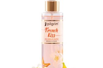 Pilgrim French Kiss Body Mist (Vanilla with starfruit)| Vanilla body mist for women long lasting| Sensual fragrance | Body spray| Romance perfume for women| Designed in France| 150 ml